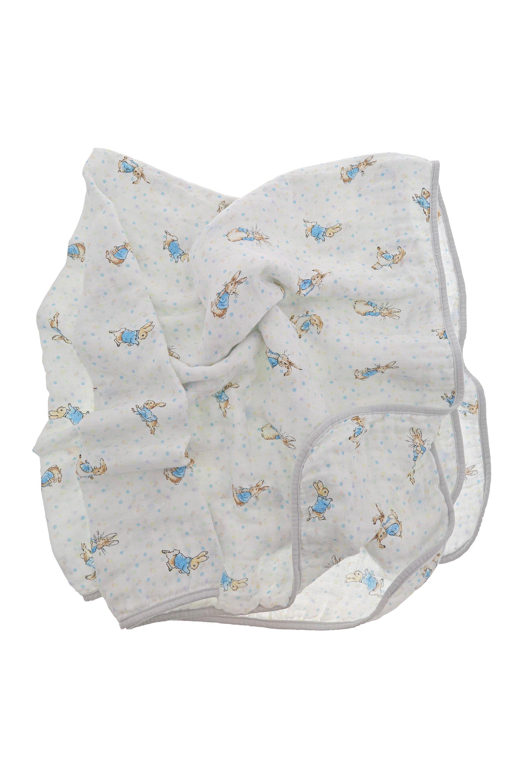 peter rabbit muslin squares