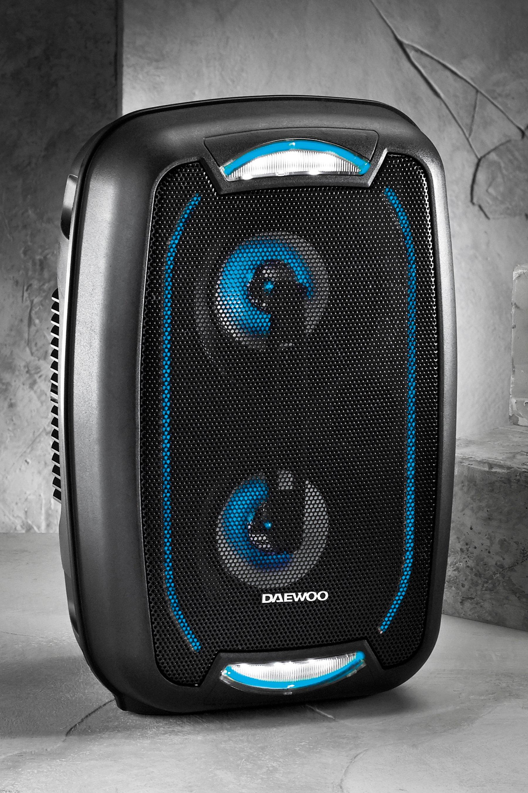 daewoo rechargeable party speaker