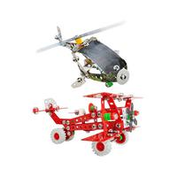 Image of Alexander Toys Constructor Twin Pack -raptor Helicopter And Baron Airplane