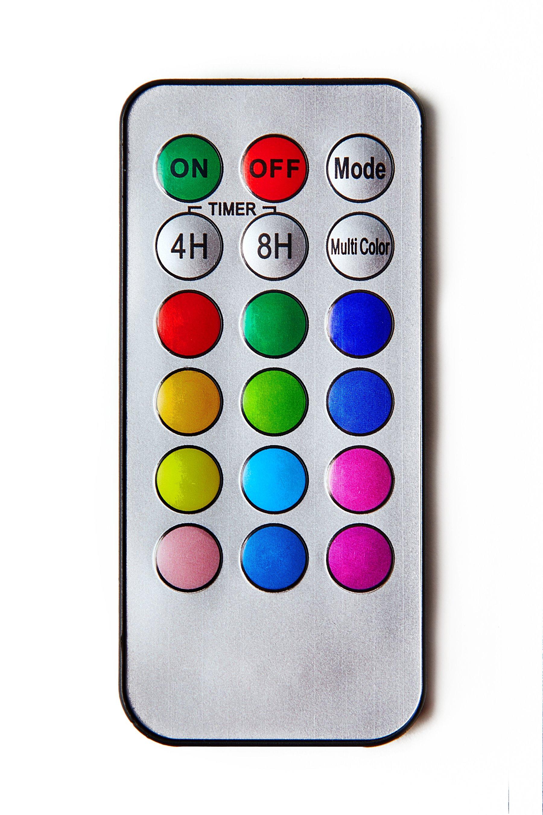 Homelife 6-Piece Colour Changing LED Lights and Remote Control