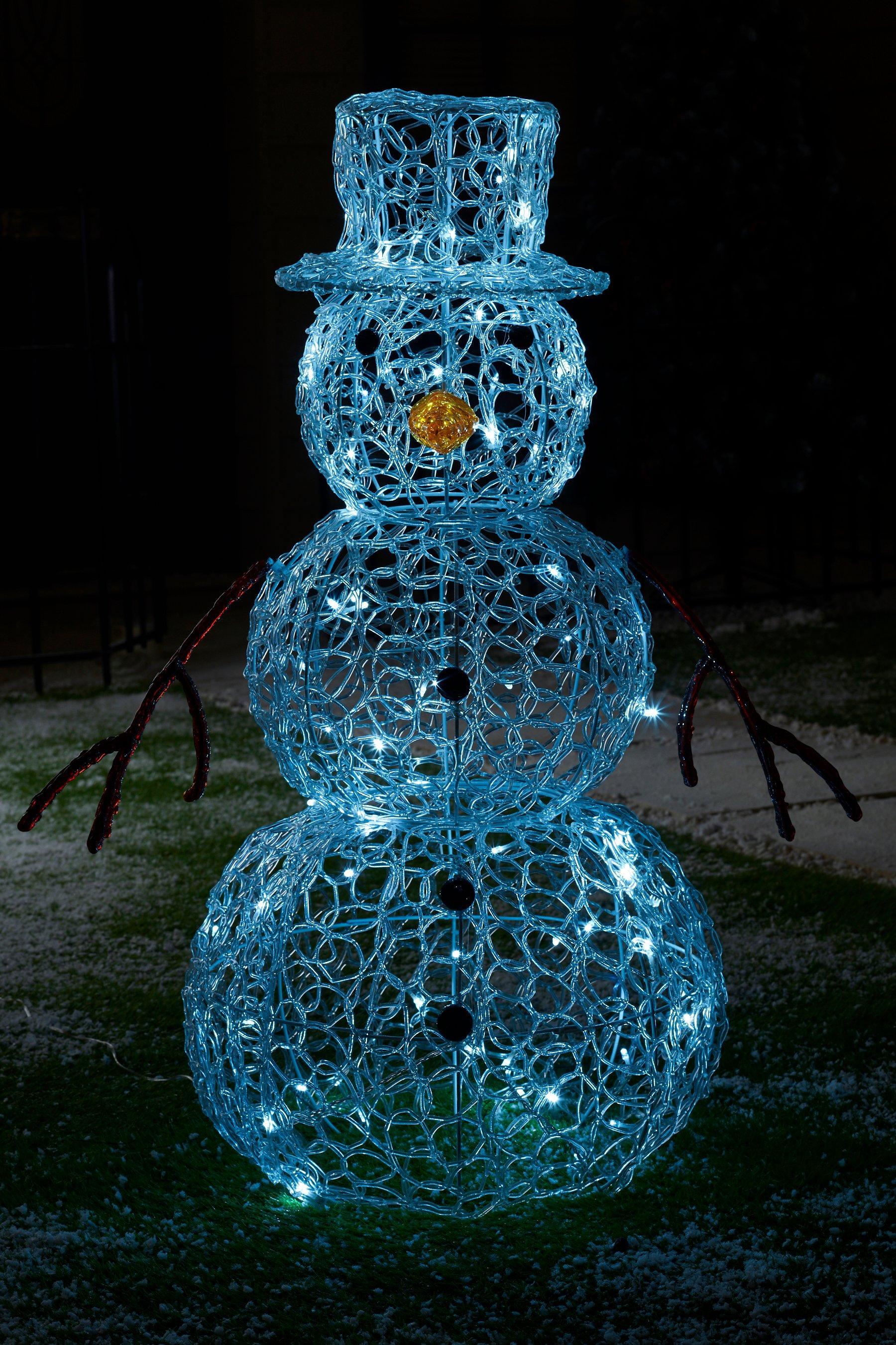 Soft Acrylic LED Snowman Decoration