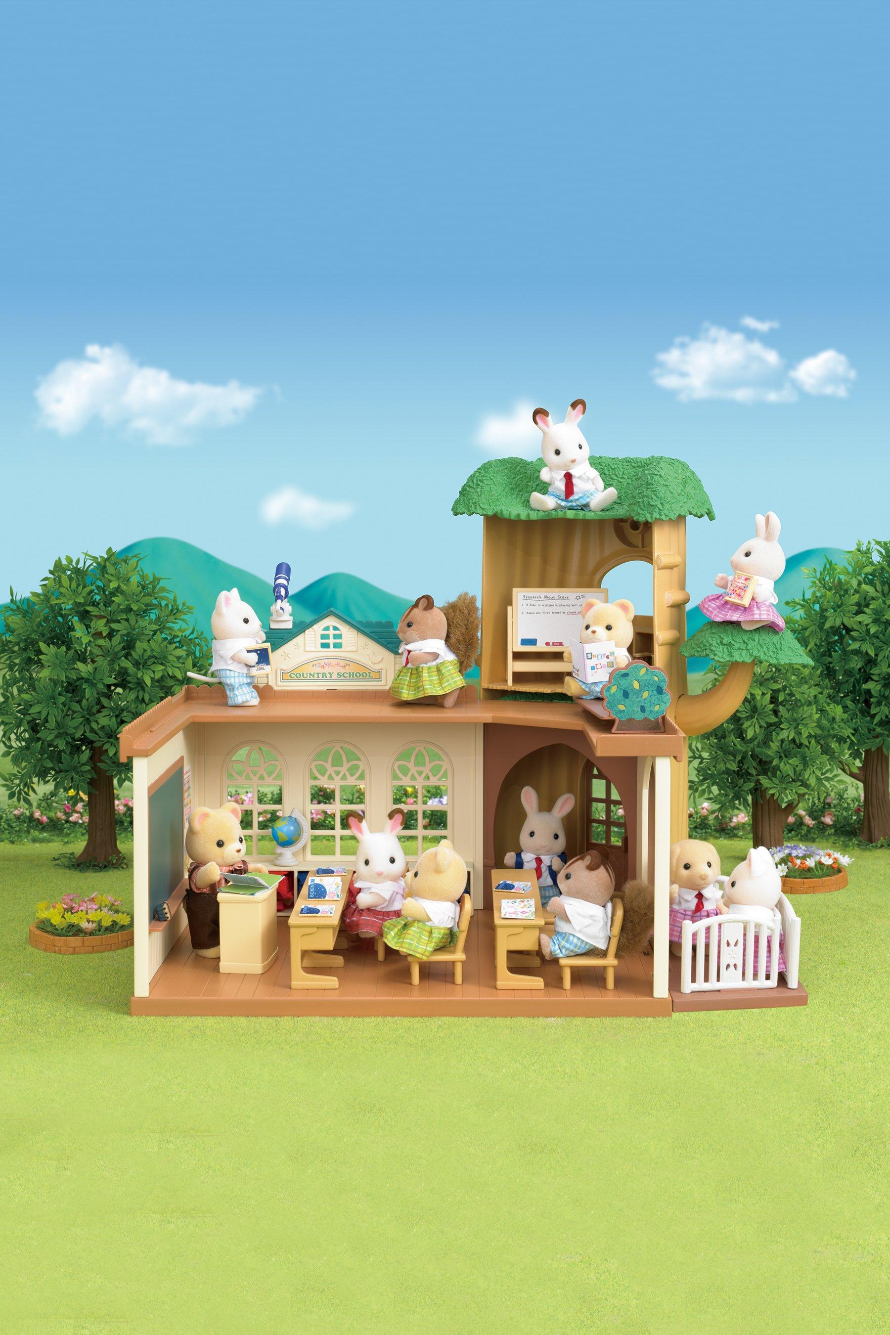 Школа фэмили. Sylvanian Families Лесная школа 5105. Сильвания Фэмили кролики домик. Игровой набор Sylvanian Families Лесная школа 5105. Сильвания Фэмили Лесная школа.