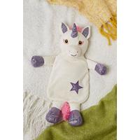 Novelty Hot Water Bottle Unicorn Lilac
