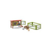 Image of Schleich Farm World Rabbit Hutch