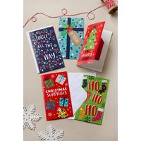 Image of Pack of 5 Bright Christmas Money Wallets