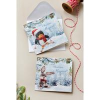 Image of Pack of 10 Fuzzy Friends Christmas Cards