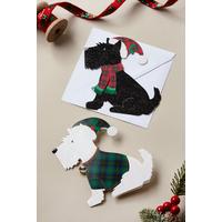 Image of Pack of 10 Scottie Dog Christmas Cards
