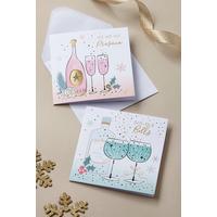 Image of Pack of 10 Festive Tipple Christmas Cards