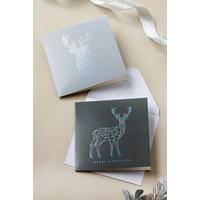 Image of Pack of 10 Reindeer Christmas Cards