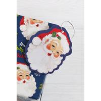 Image of Pack of 10 Vintage Santa Gift Tags