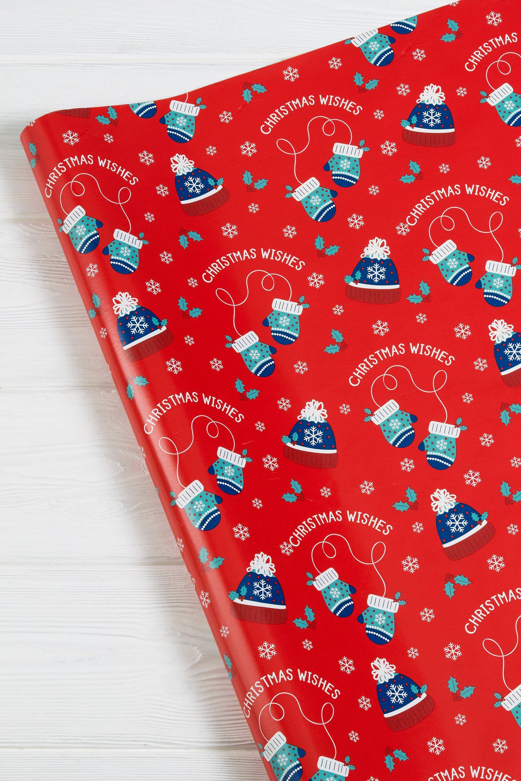 baby boy first christmas wrapping paper