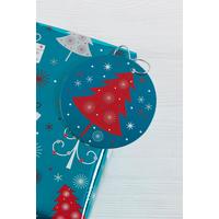 Image of Pack of 10 Foil Trees and Parcels Gift Tags