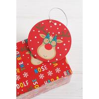 Image of Pack of 10 Rudolf Gift Tags