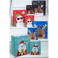 Image of Set of 8 Festive Gift Bags
