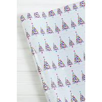 Image of 6m Bright Trees Foil Christmas Wrapping Paper