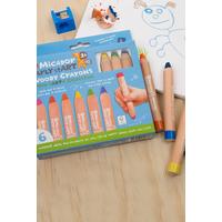 Image of Woody Crayons 6 Pack Early stART