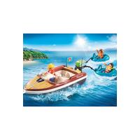 Image of Playmobil Family Fun Speedboat with Tube Riders