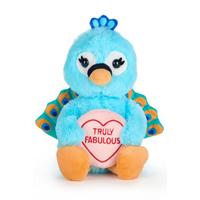 Image of Love Hearts - Peacock Truly Fabulous Soft Toy