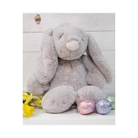 Image of Bambino Grey Plush Rabbit Large