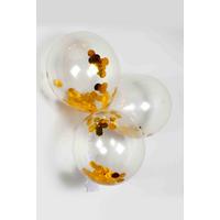 Image of Bambino Baby Shower Confetti Balloon - Gold