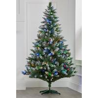 Image of Frosted Pre-lit Multi LED Christmas Tree