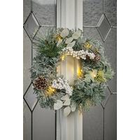 Image of LED Frosted Wreath