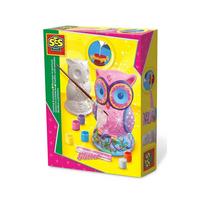 Image of SES Creative Childrens Owl Casting and Painting Set