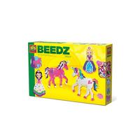 Image of SES Creative Childrens Beedz Unicorns and Princesses Glitter Iron-on Beads Mosaic Set