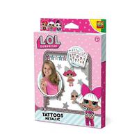 Image of L.O.L Surprise Childrens Temporary Tattoos Metallic Set