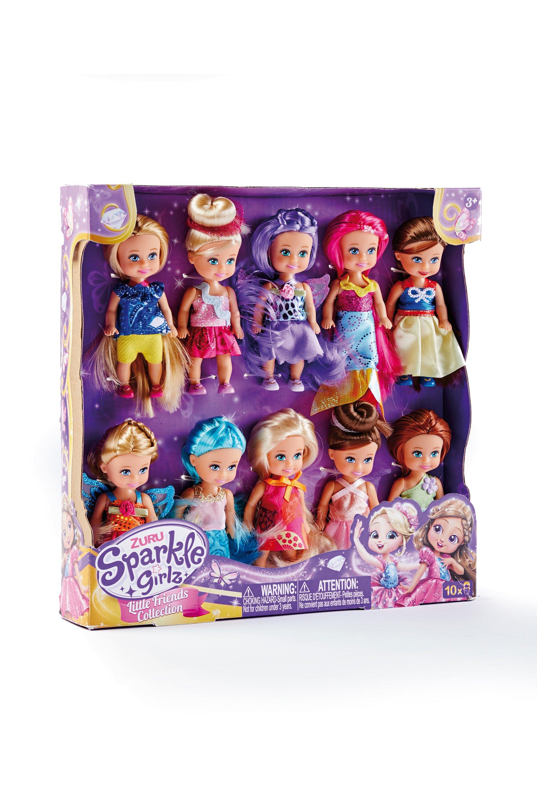 sparkle girlz little fairies dolls 10 pack