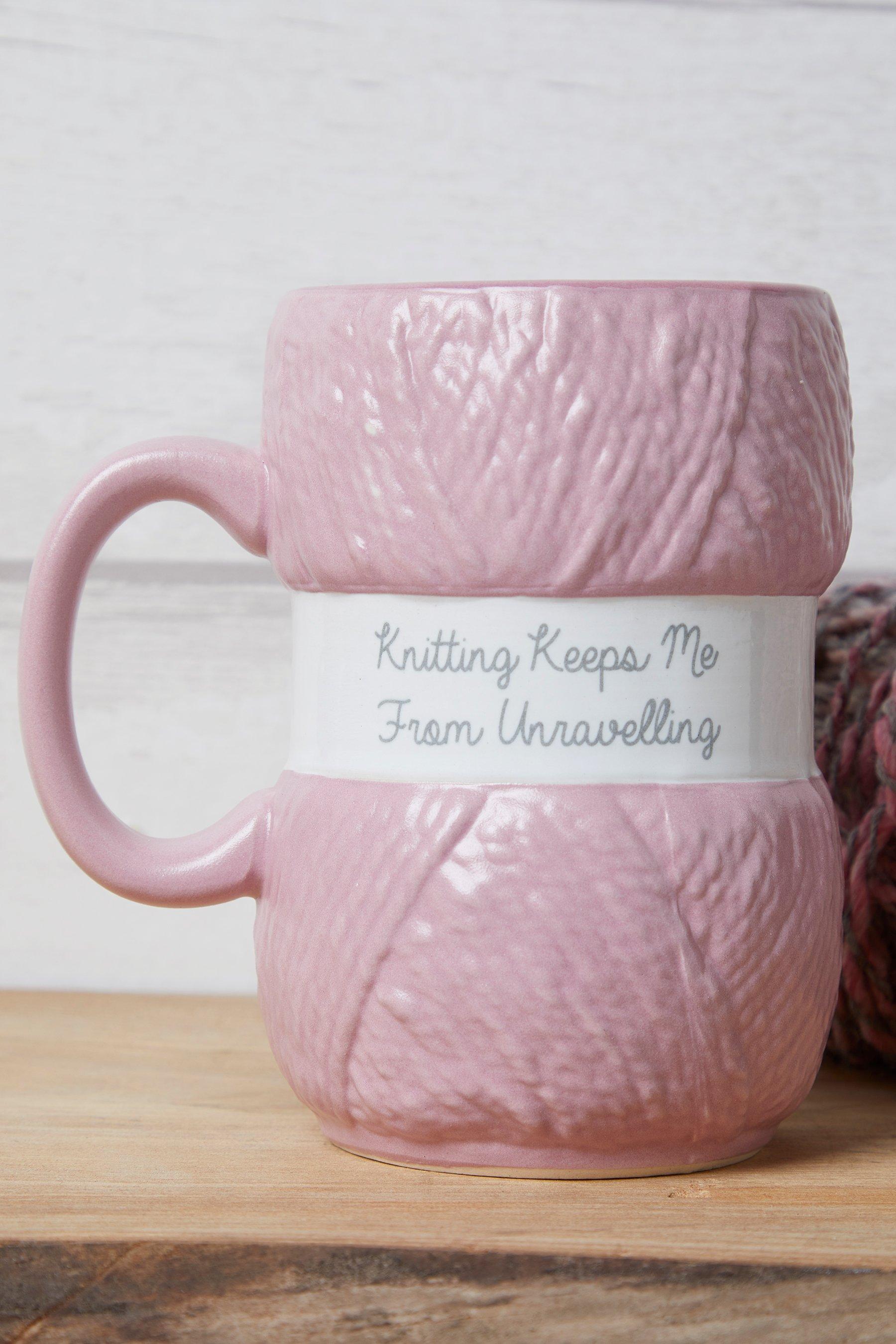 Knitting Mug Unravelling Studio