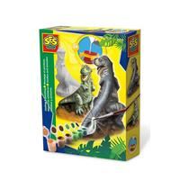 Image of SES Creative Childrens T-Rex Casting and Painting Set
