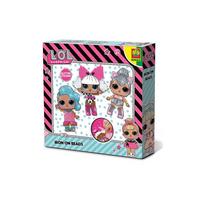 Image of L.O.L Surprise Childrens Beedz Iron On Beads Mosaic Set