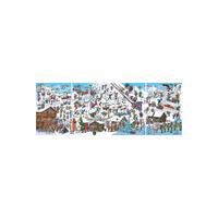 Image of Christmas Ski Resort Triptych Jigsaw Puzzle