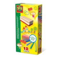 Image of SES Creative Coloured Chalk with Wiper
