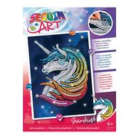 Image of Stardust Unicorn Sequin Art