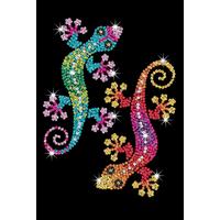 Image of Geckos Sequin Art