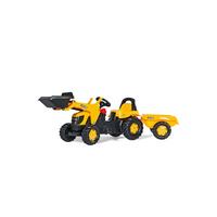 Image of Rolly Kid JCB Tractor with Frontloader and Trailer