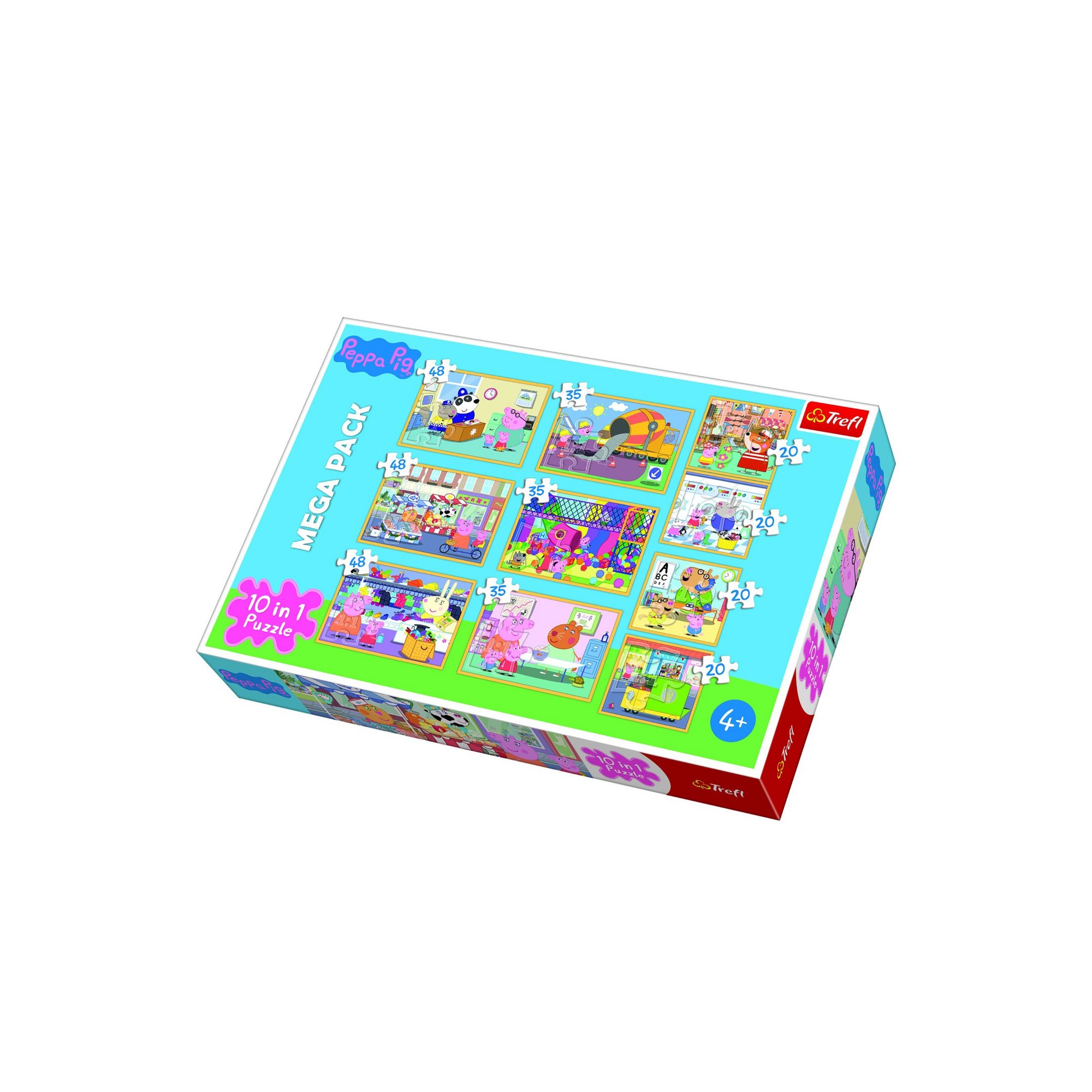 Image of 10-in-1 Peppa Pig Jigsaw Puzzle