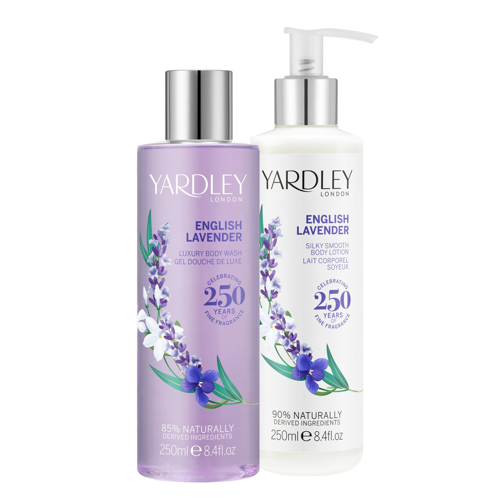 Yardley English Lavender Body Wash and Lotion Set