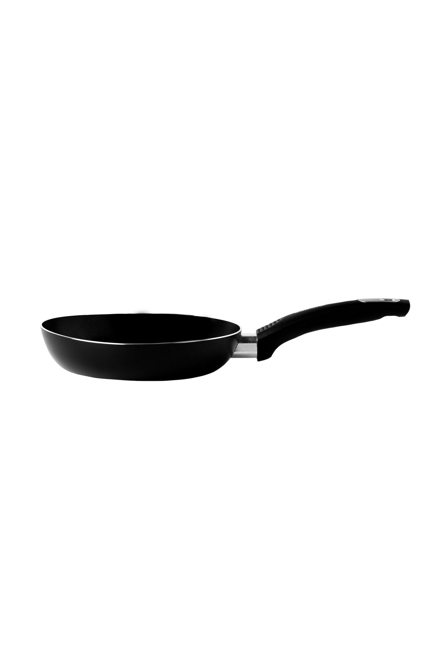 sabichi aluminium non stick frying pan - size: 20cm - black