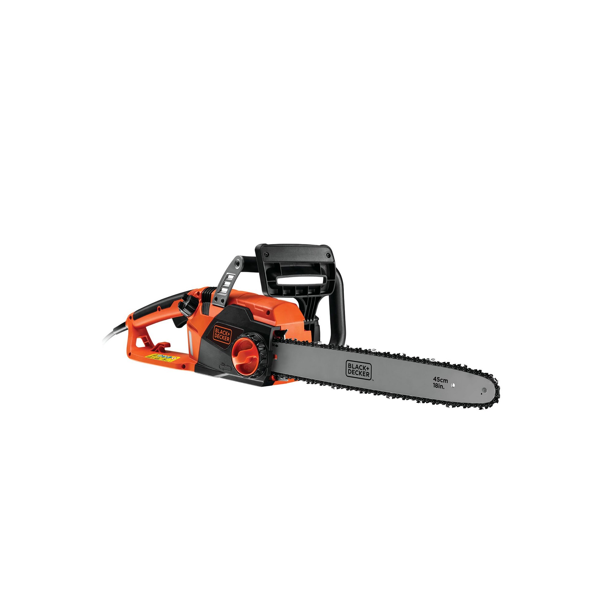 Black & Decker 2200w Corded Chainsaw with 45cm Cutting Capacity