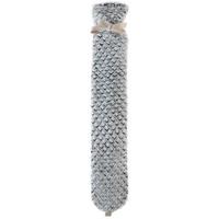 Faux Fur 2L Long Hot Water Bottle-Grey