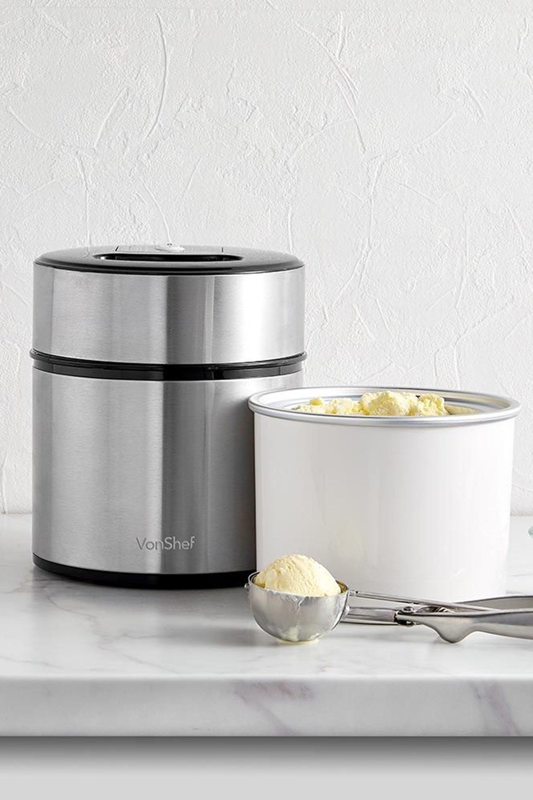 VonShef Stainless Steel Ice Cream Maker