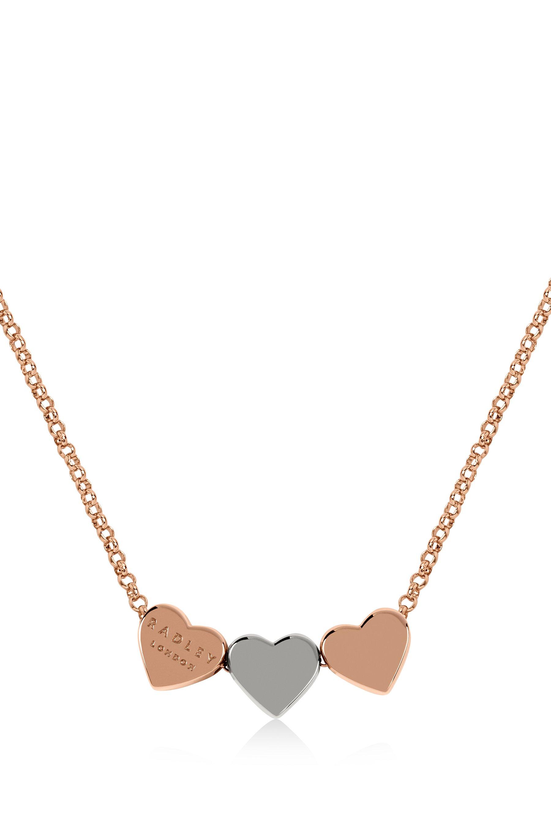 Radley Hello Love Rose Gold Heart Necklace Studio