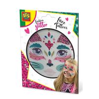 Image of SES Creative Fashion Glitter Face Tattoos Cat