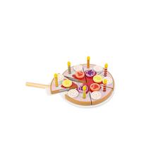 Image of LEGLER Small Foot Childrens Cuttable Birthday Cake with Candles Play Set