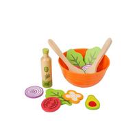 Image of LEGLER Small Foot Childrens Wooden Salad Toy Play Set