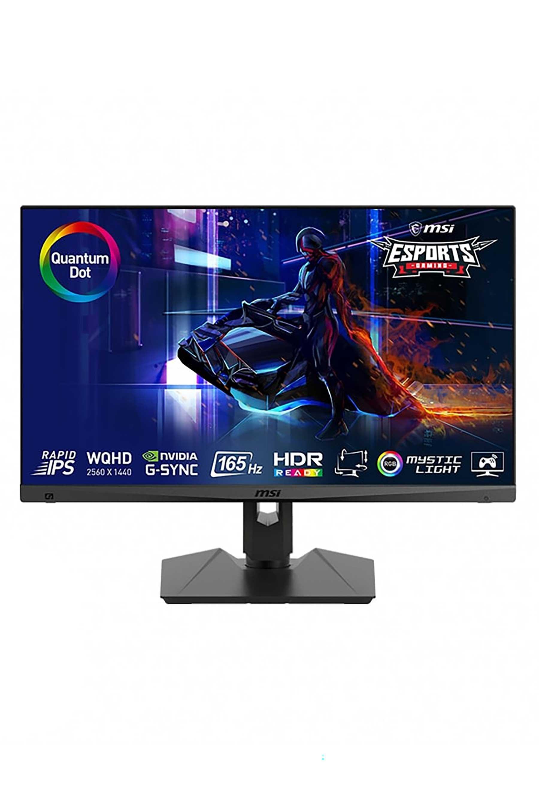 Msi Optix Mag274qrf Qd 27 Inch Wqhd Ips Quatum Dot 1ms 165hz Rgb From Msi Buy From Studio On The Uk High Street