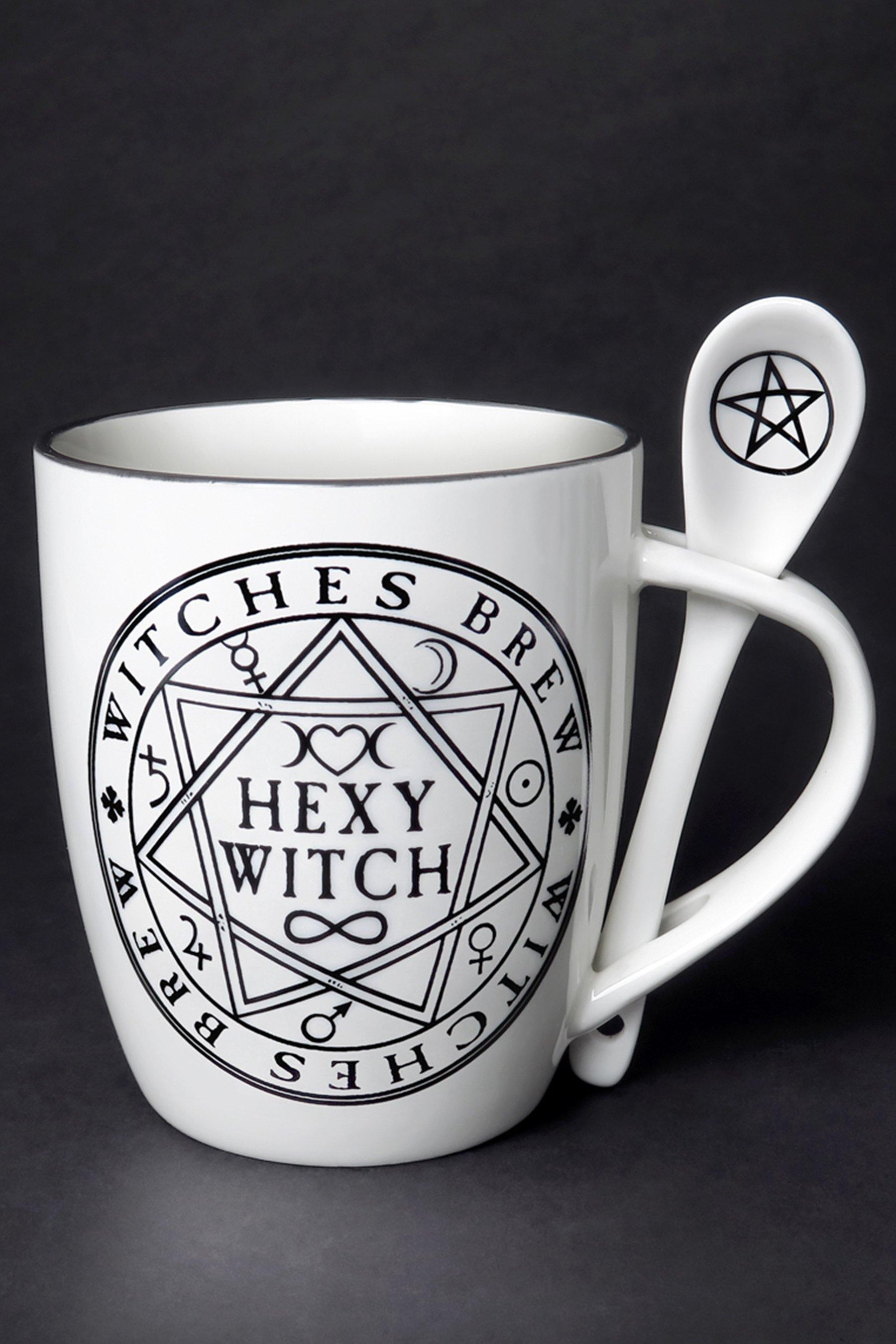 Alchemy Hexy Witch Mug And Spoon Set